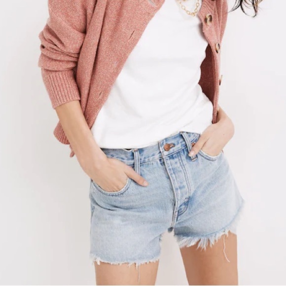 Madewell Pants - Madewell Relaxed Denim Shorts in Cedarcroft Wash